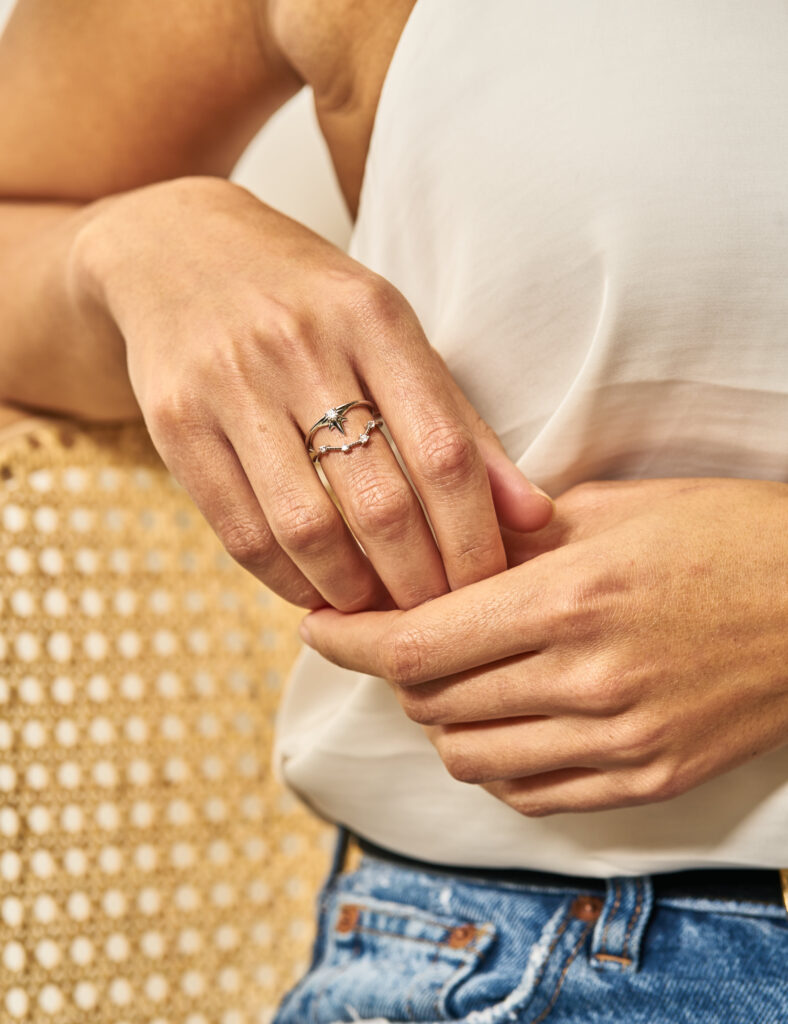 Still life photography jewellery and models. Creative and high end photography. Commercial London creative photographer. Edge if Ember. Credits to Charlie Goodge Photography