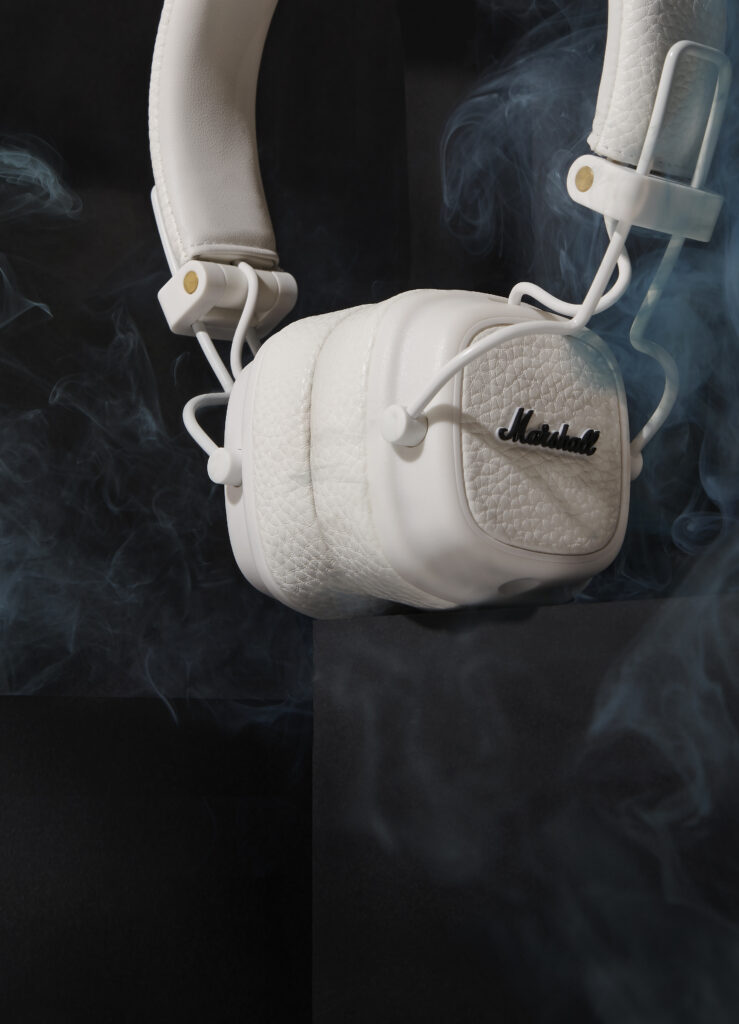Editorial and commercial product images. Still Life Shoot. Marshall headphones. Bold Colours. All credits to Charlie Goodge Photography