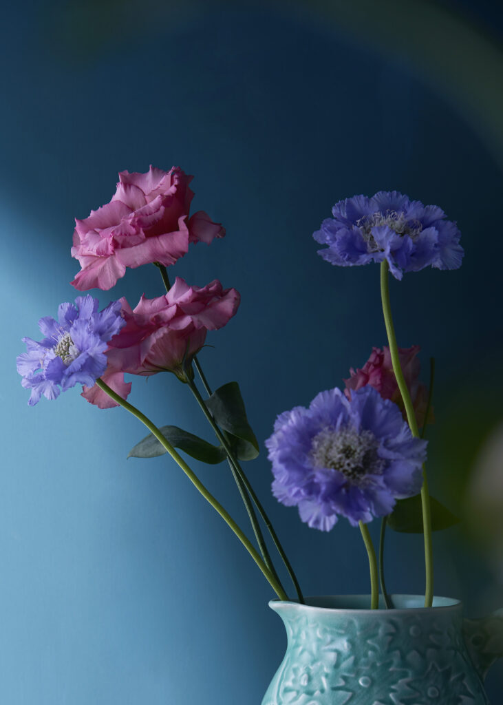 Bright, summery and bold interior photography. Tabletop. Credit to Charlie Goodge Photography.