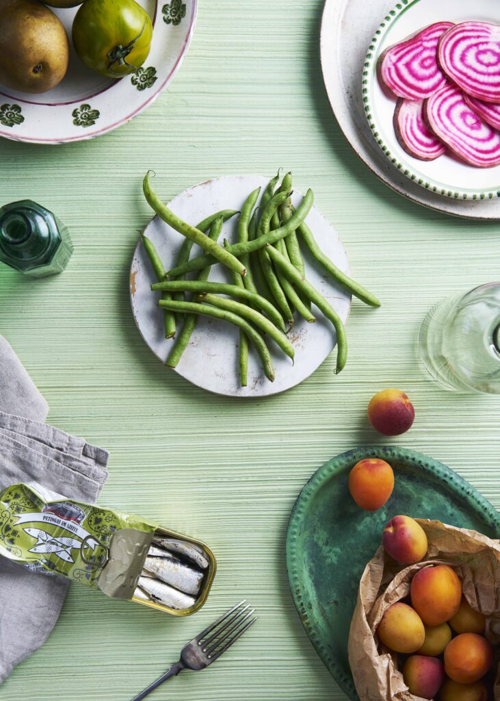 Bright, summery and bold interior photography. Tabletop. Credit to Charlie Goodge Photography.