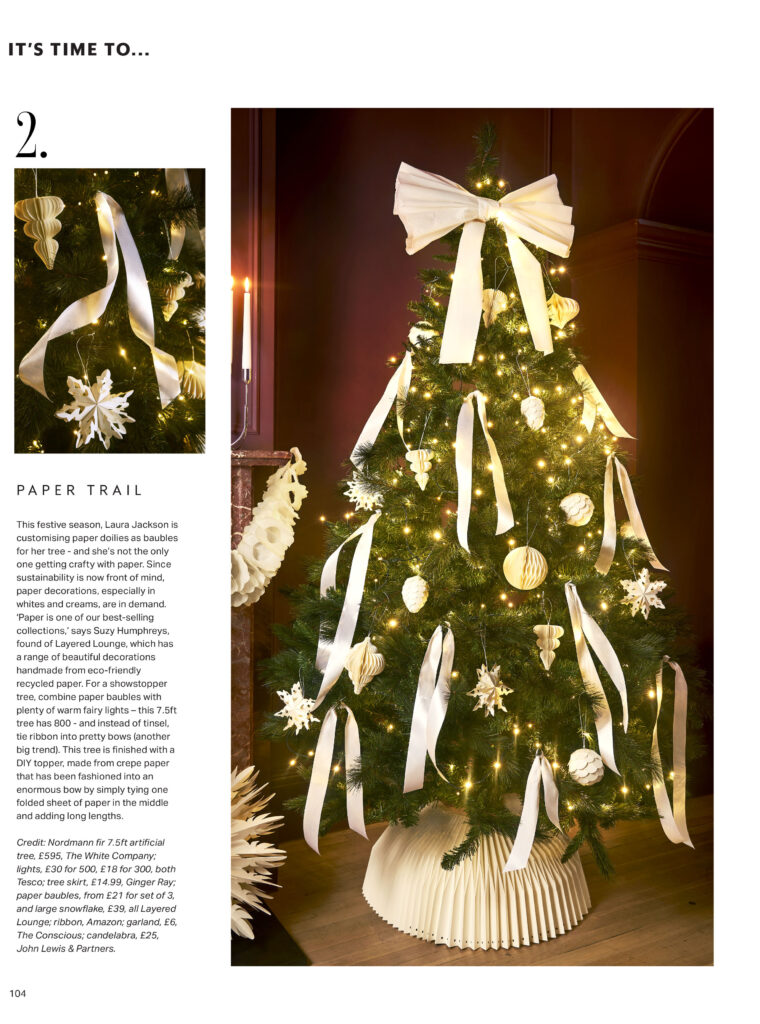 Bold and vibrant Christmas themed interiors inspiration for Grazia Magazine. All credit Charlie Goodge Photography