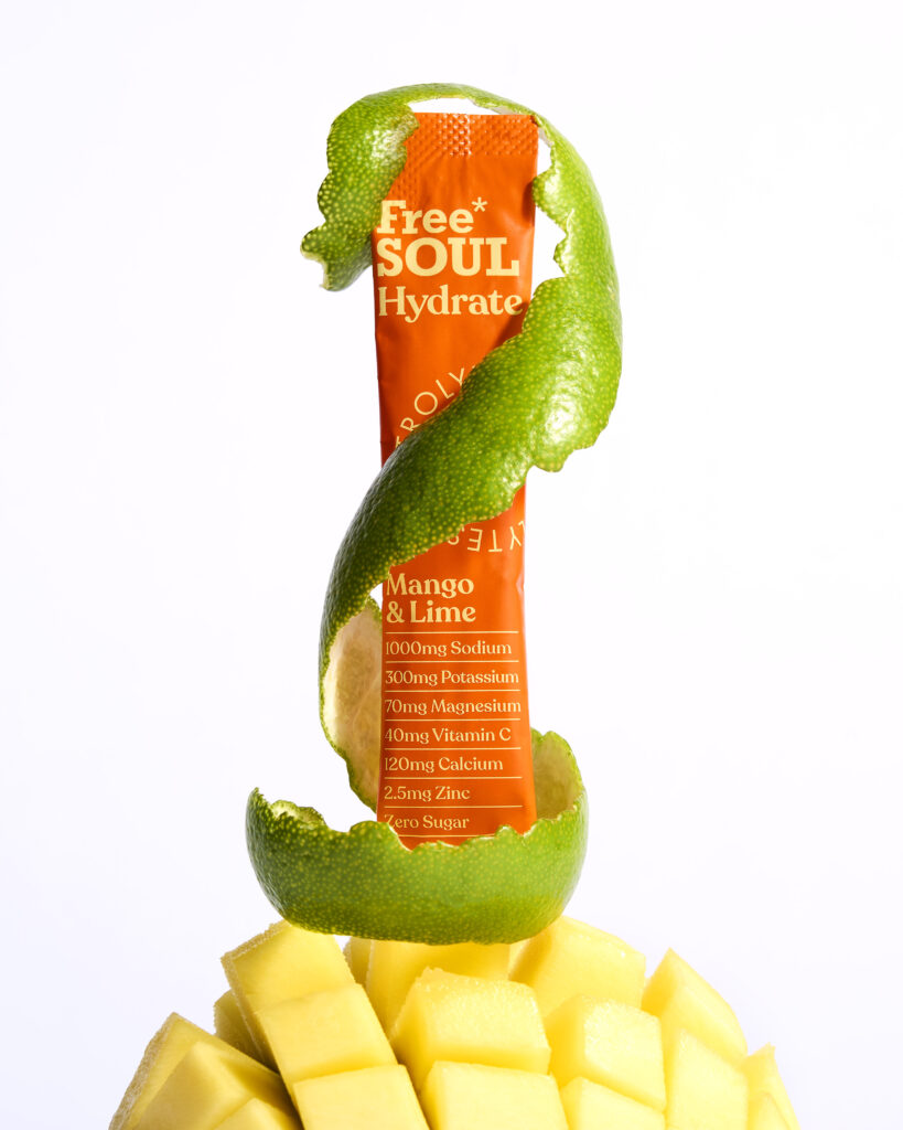 free soul, vitamins, creative photography, packaging, colour, product photographhy, charlie goodge photography, flavour, fruit