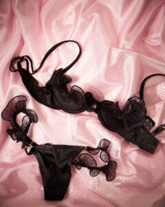 Bluebella, Lingerie, Creative, Gifting, Messy aesthetic, Afterparty, Commission, London Creative, Peachy Pink, Fabric