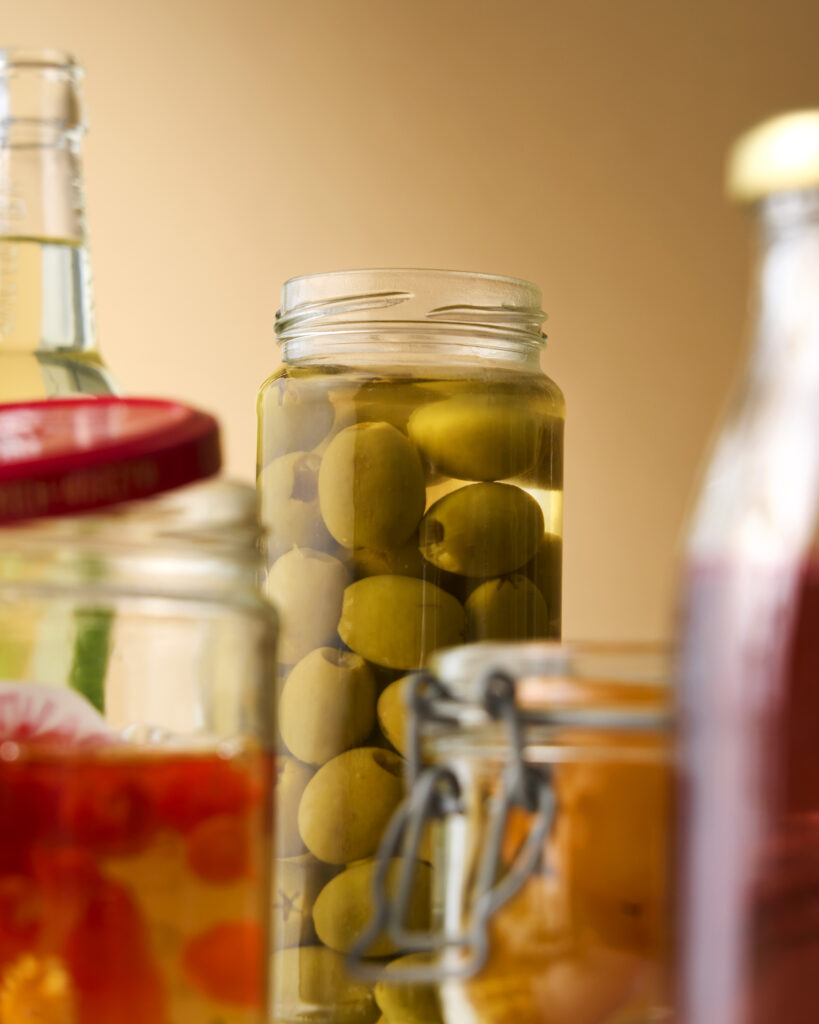 pickles, jars, glass, abstract table, abstract shoot, photography, charlie goodge, still life, london, creative